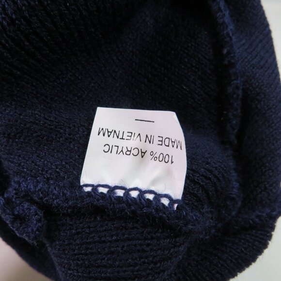 NY black knit hat winter hat EMBROIDERED - Picture 5 of 5